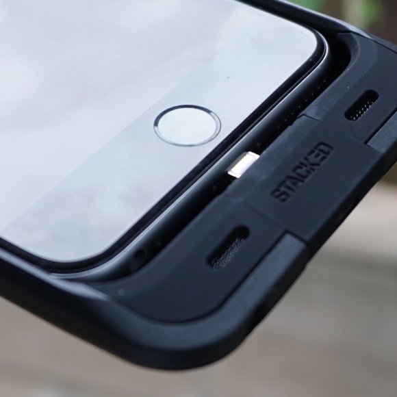 Stacked  Wireless Charger 2750mAh Phone Case Power Pack for iPhone 6 and 6 Plus - Picture 8 of 10